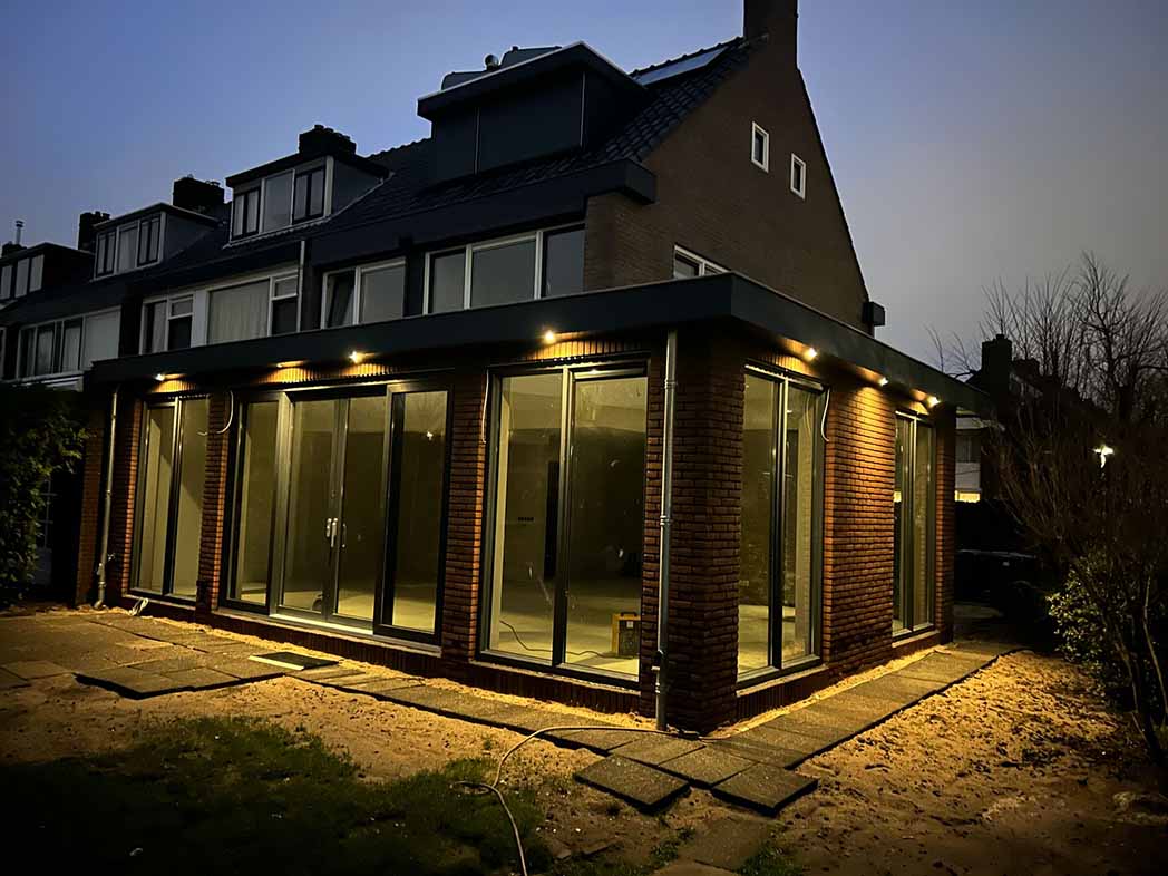uitbouw woning 